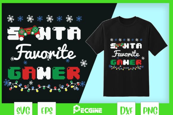 Christmas Santa s Favorite Gamer