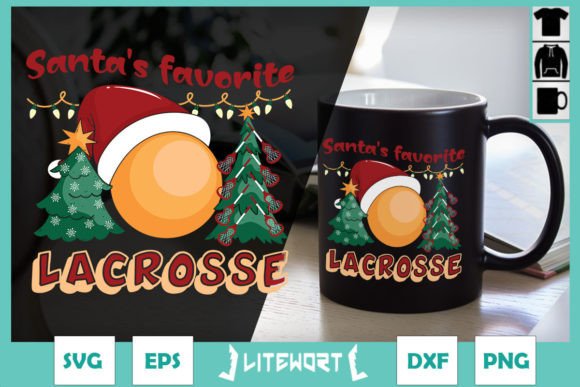 Christmas Santa s Favorite Lacrosse