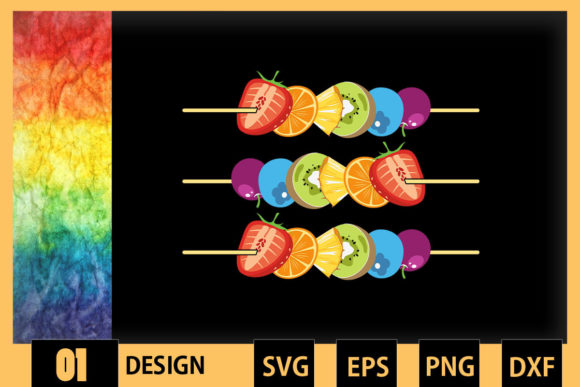 Colorful Fruit LGBT Color