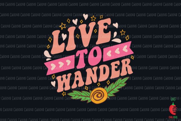 Live to Wander Hippie Keychain