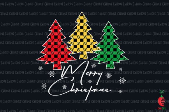Merry Christmas Buffalo Plaid Tree