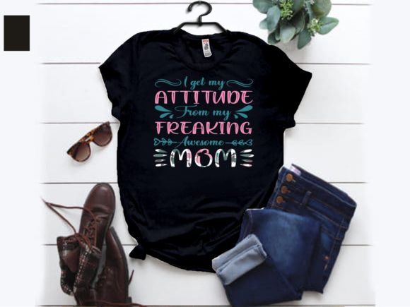 My Freaking Awesome MOM T-shirt Design