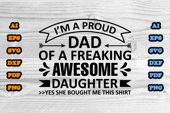 Proud Dad Svg