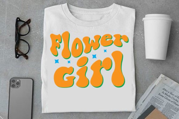 Retro Wedding Design, Flower Girl