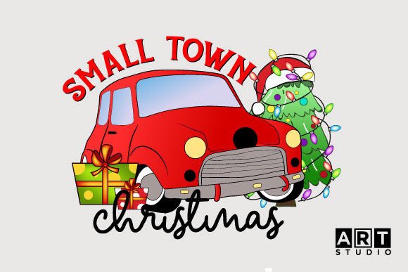 Small Town Christmas Png